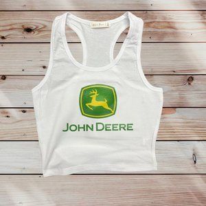 John Deere Cropped Tank Top